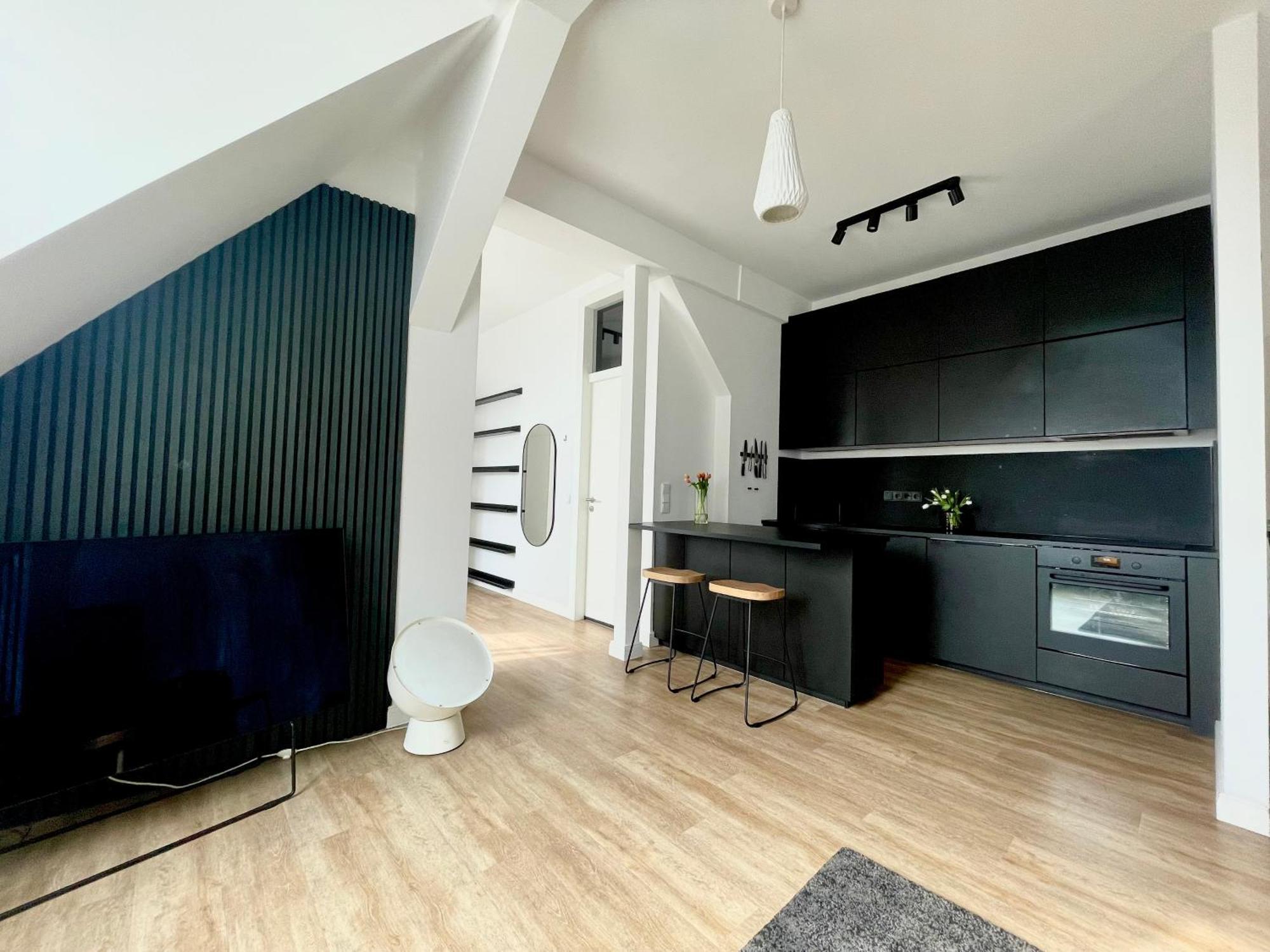 Super Zentrales Design-Apartment ヴィースバーデン エクステリア 写真